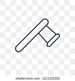 Axe vector outline icon isolated on transparent background, high quality linear Axe transparency concept can be used web and mobile