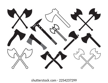 Axe vector For Print, Axe Clipart,Axe vector Illustration