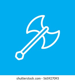 axe weapon icon illustration isolated vector sign symbol
