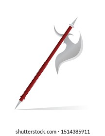 Axe weapon vector graphic design.