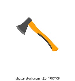 Axe. Working tool Illustration in flat style. Eps 10
