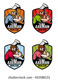 Axeman shield logo