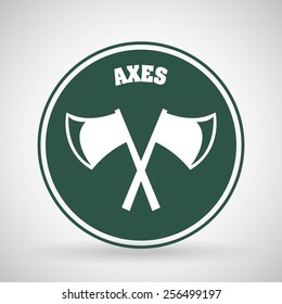 axes icon design, vector illustration eps10 graphic 