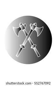 Axes icon, Vector