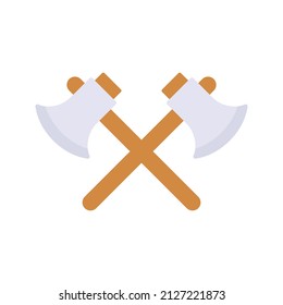 Axes icon vector image. Can also be used for Construction Tools. Suitable for mobile apps, web apps and print media.