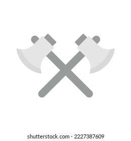 Axes icon vector image. Can also be used for Construction Tools. Suitable for mobile apps, web apps and print media.