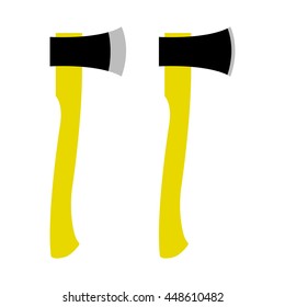 Axes, image. Vector illustration