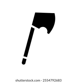 Axes isolated glyph vector icon