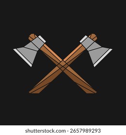 Logotipo moderno abstracto del Vector de los ejes