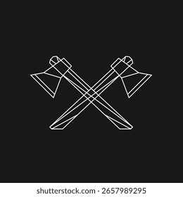 Logotipo moderno abstracto del Vector de los ejes