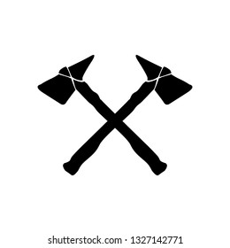 Axes vector black and white
