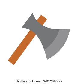 Axes Vector Flat Icon For Personal And Commercial Use.
