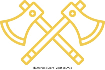 Axes vector icon. Can be used for printing, mobile and web applications.