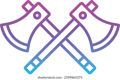 Axes vector icon. Can be used for printing, mobile and web applications.
