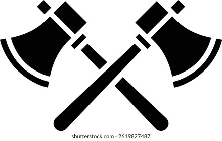 Axes vector icon. Can be used for printing, mobile and web applications.