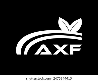 Diseño del logotipo de la letra AXF. AXF Logo monograma simple y moderno. Diseño de Vector de alfabeto Abstractas AXF.