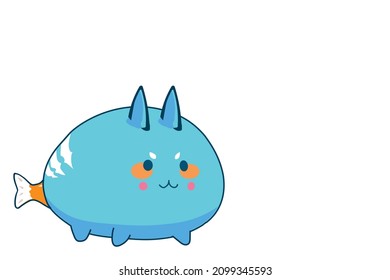 axie infinity game NFT blockchain, non fungible token. Art character