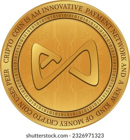 axie infinity-axs coin vector illustrations. 3d illustration. vector coins.