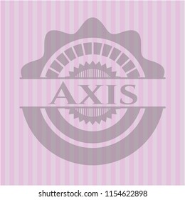 Axis pink emblem