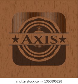 Axis wood emblem
