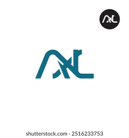 AXL-Logo-Buchstabe Monogramm-Design