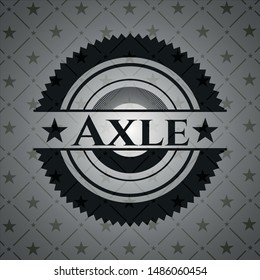 Axle dark icon or emblem. Vector Illustration. Detailed.