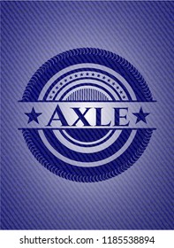 Axle with denim texture