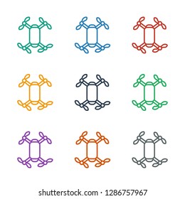axle with propeller icon white background. Editable outline axle with propeller icon from innovations. Trendy axle with propeller icon for web and mobile.