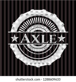 Axle silvery badge