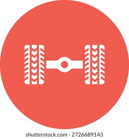 Achsvektorsymbol-Entwurfsgrafik