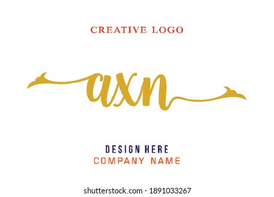 El logotipo de las letras del AXN es sencillo, fácil de entender y autorizado