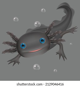 axolotl black cute trend 2022 new