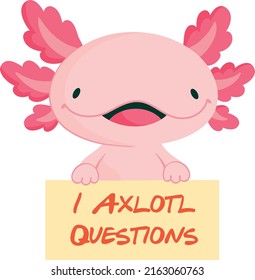 I axolotl questions Cute adorable baby axolotl pink