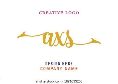 AXS lettering logo is simple, easy to understand and authoritative