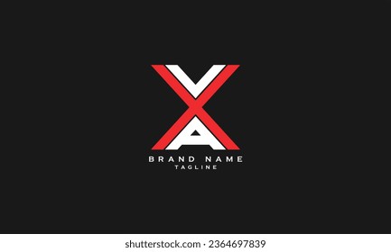 AXV, AVX, XAV, XVA, VXA, VAX, Abstract initial monogram letter alphabet logo design