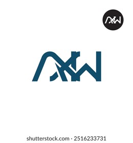 AXW Logo Letter Monogram Design