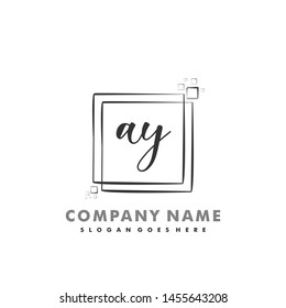 AY Initial beauty monogram logo vector
