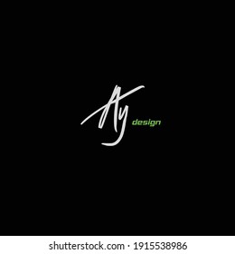 AY Initial Isolated Logo for Identity
