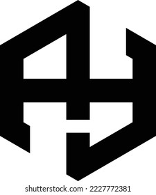 AY INITIAL LOGO DESIGN VECTOR