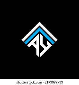 AY letter logo creative design with vector graphic, AY simple and modern logo.