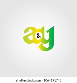 ay Letter Logo Design. Creative Letter Logo Template.