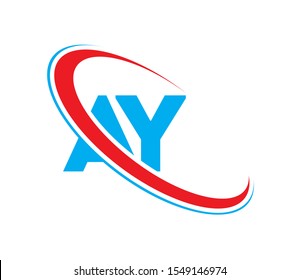 Ay Letter Logo Design Ay Letter Stock Vector (Royalty Free) 1549146974 ...