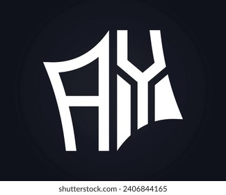 Design des AY-Briefes, Vektorgrafik