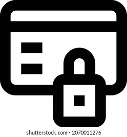 cualquier ilustración del vector de bloqueo aislada en un fondo transparente. iconos vectoriales de almacenamiento para el concepto o gráficos web.