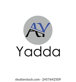Diseño de combinación de logotipo AY adecuado para una empresa - Vector