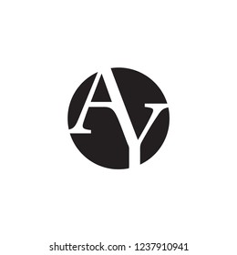 AY logo letter design