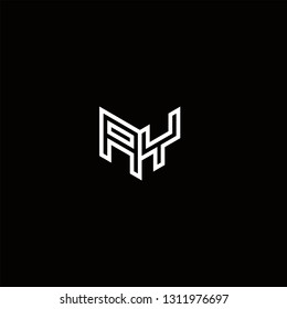 AY Logo Letter initial Designs Templete