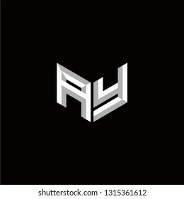 AY Logo Letter initial Designs Templete