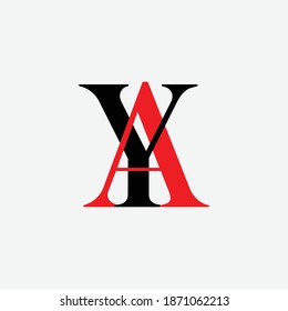 AY monogram and logo icon