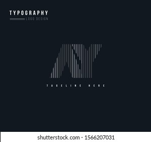 A&Y, A Y letters joint logo vector.